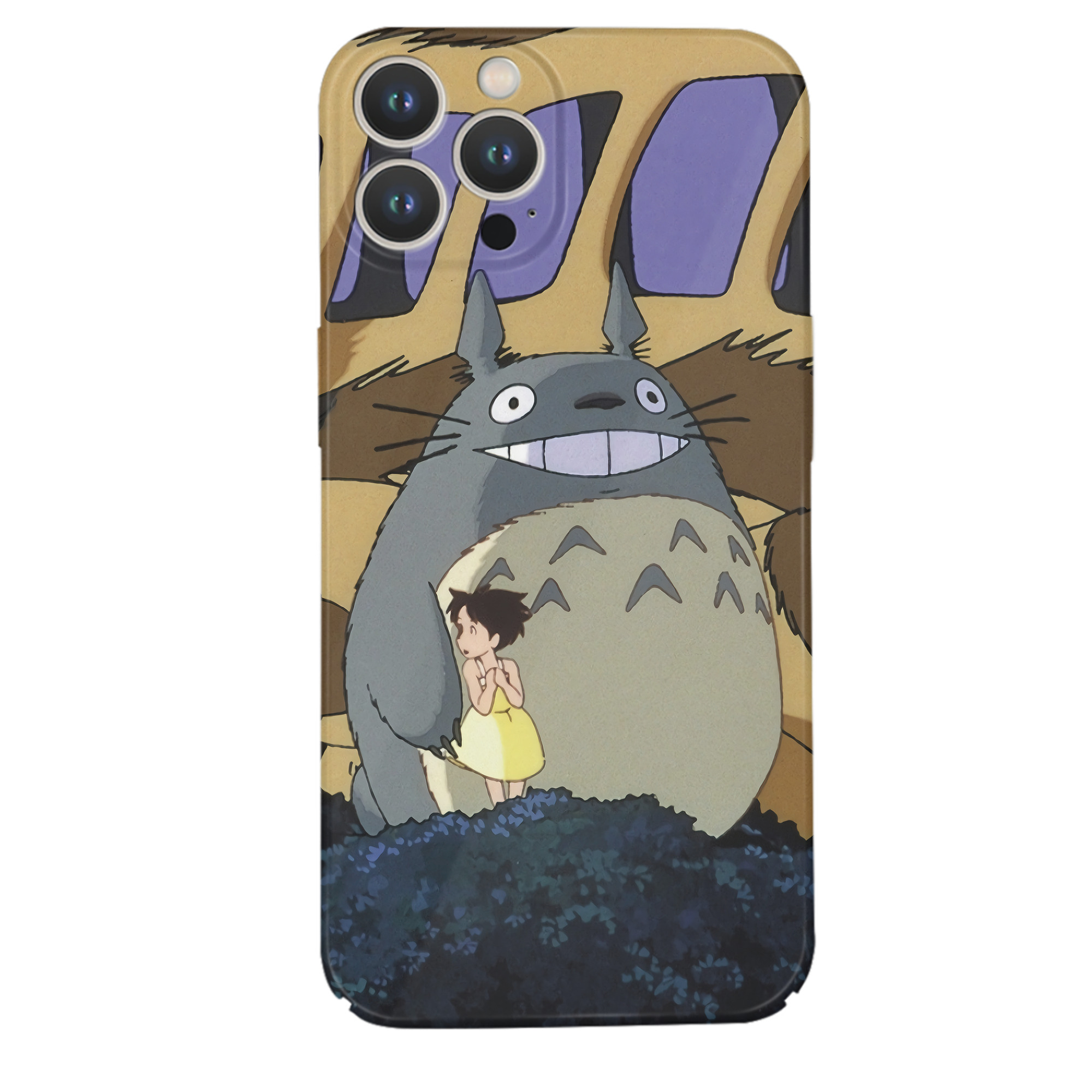 （画像用） となりのトトロ 草壁メイ 草壁サツキ My Neighbor Totoro Satsuki Kusakabe Mei Kusakabe 【iPhone 14シリーズ対応】ハードケース